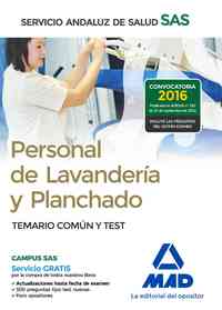 TEMARIO COMUN Y TEST. PERSONAL DE LAVANDERIA Y PLANCHADO SAS