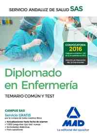 TEMARIO COMUN Y TEST. DIPLOMADO EN ENFERMERIA  SAS