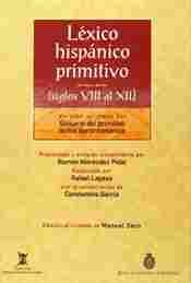 LEXICO HISPANICO PRIMITIVO (SIGLOS VIII AL XII)