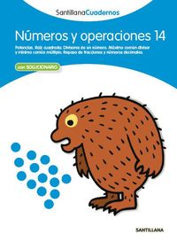14. NUMEROS Y OPERACIONES CON SOLUCIONARIO