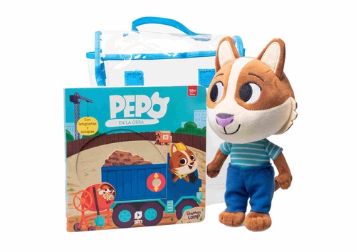 PACK PEPO EN LA OBRA. LIBRO + MUÑECO