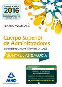 2. TEMARIO (A1 1200) CUERPO SUPERIOR ADMINISTRADORES JUNTA ANDALUCIA. GESTIÓN FINANCIERA (A1 1200