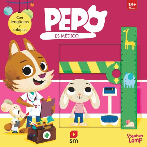 PEPO ES MÉDICO. CON LENGÜETAS Y SOLAPAS