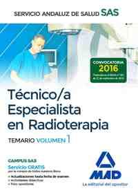 SAS. TECNICO/A ESPECIALISTA EN RADIOTERAPIA. TEMARIO 1