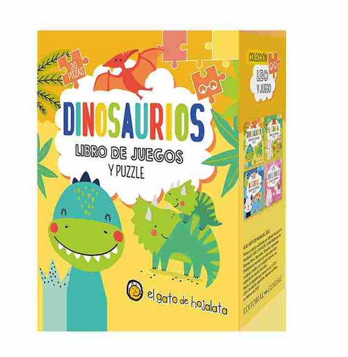 DINOSAURIOS. LIBRO DE JUEGOS Y PUZLE