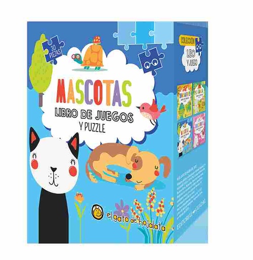 MASCOTAS. LIBRO DE JUEGOS Y PUZZLE