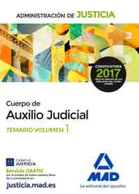 1.TEMARIO CUERPO AUXILIO JUDICIAL ADMINISTRACION DE JUSTICIA