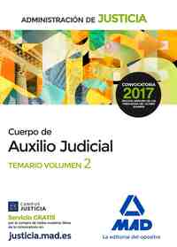 2. TEMARIO. CUERPO AUXILIO JUDICIAL ADMINISTRACION DE JUSTICIA