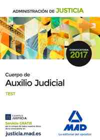 TEST CUERPO AUXILIO JUDICIAL ADMINISTRACION DE JUSTICIA
