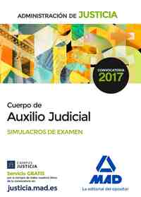 SIMULACROS EXAMEN CUERPO AUXILIO JUDICIAL ADMINISTRACION DE JUSTICIA
