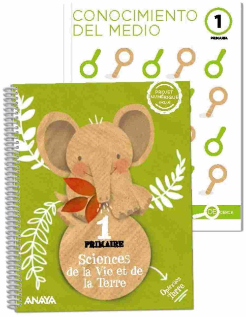 1º PR. SCIENCES DE LA VIE ET DE LA TERRE 1. LIVRE DE LŽÉLÈVE + DE CERCA.