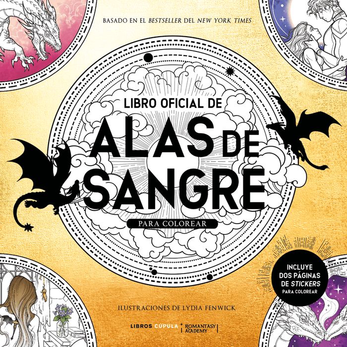 LIBRO OFICIAL DE ALAS DE SANGRE PARA COLOREAR