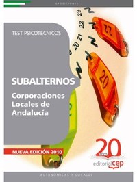 TEST PSICOTECNICOS SUBALTERNOS CORPORACIONES LOCALES DE ANDALUCIA