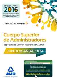 6. TEMARIO (A1 1200) CUERPO SUPERIOR ADMINISTRADORES JUNTA DE ANDALUCIA. GESTION FINANCIERA
