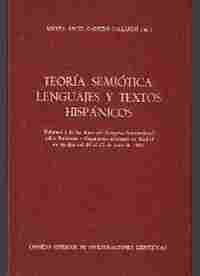 TEORIA SEMIOTICA. LENGUAJES Y TEXTOS HISPANICOS