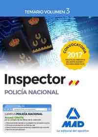 3. TEMARIO. INSPECTOR POLICIA NACIONAL