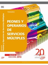 TEMARIO. PEONES Y OPERARIOS DE SERVICIOS MÚLTIPLES