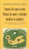 SONETOS DEL AMOR OSCURO. POEMAS DE AMOR Y EROTISMO.INEDITOS DE MADUREZ
