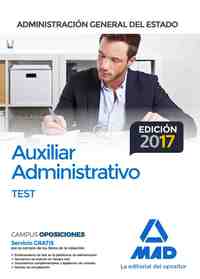 TEST. AUXILIAR ADMINISTRATIVO ADMINISTRACION GENERAL DEL ESTADO