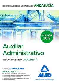 1. TEMARIO. AUXILIAR ADMINISTRATIVO CORPORACIONES LOCALES ANDALUCIA