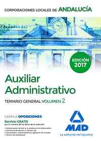2. TEMARIO. AUXILIAR ADMINISTRATIVO CORPORACIONES LOCALES ANDALUCIA