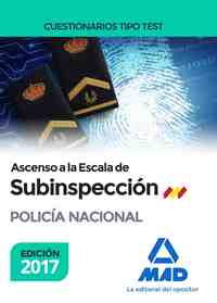 CUERTIONARIOS TIPO TEST ASCENSO A LA ESCALA SUBINSPECCION POLICIA NACIONA