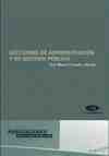 LECCIONES DE ADMINISTRACIÓN Y DE GESTIÓN PÚBLICA
