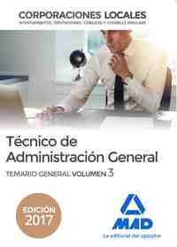 3. TECNICO ADMINISTRACION GENERAL CORPORACIONES LOCALES
