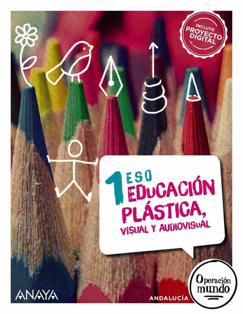 1º ESO. PLASTICA VISUAL  AUDIOVISUAL. NO FUNGIBLE. ANDALUCIA