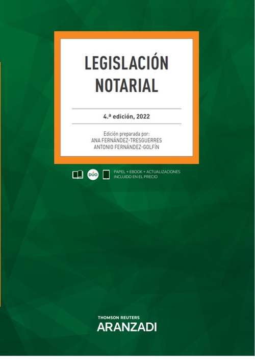 LEGISLACIÓN NOTARIAL (PAPEL + E-BOOK).