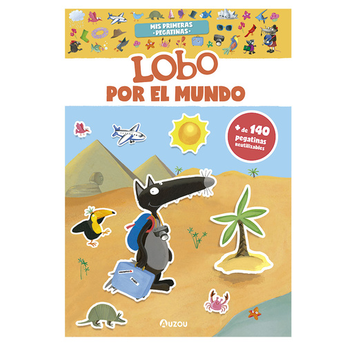 LOBO POR EL MUNDO. MIS PRIMERAS PEGATINAS