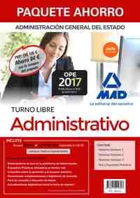 PAQUETE AHORRO ADMINISTRATIVO ADMINISTRACION DEL ESTADO TURNO LIBRE