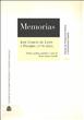 MEMORIAS ( 1770-1835 )