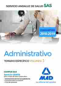 TEMARIO ESPECIFICO VOL 3 ADMINISTRATIVO SAS