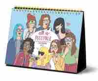 CALENDARIO DE MESA 2021. ALL IS PUSSYBLE. MODERNA DE PUEBLO