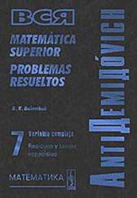 7. ANTI-DEMIDOVICH (CARTONE) MATEMATICA SUPERIOR
