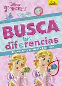 PRINCESAS. BUSCA LAS DIFERENCIAS. ACTIVIDADES CON PEGATINAS