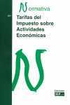 2007. TARIFAS DEL IMPUESTO SOBRE ACTIVIDADES ECONÓMICAS. NORMATIVA