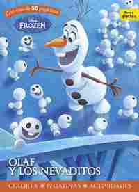 FROZEN. ACTIVIDADES CON PEGATINAS. OLAF Y LOS NEVADITOS