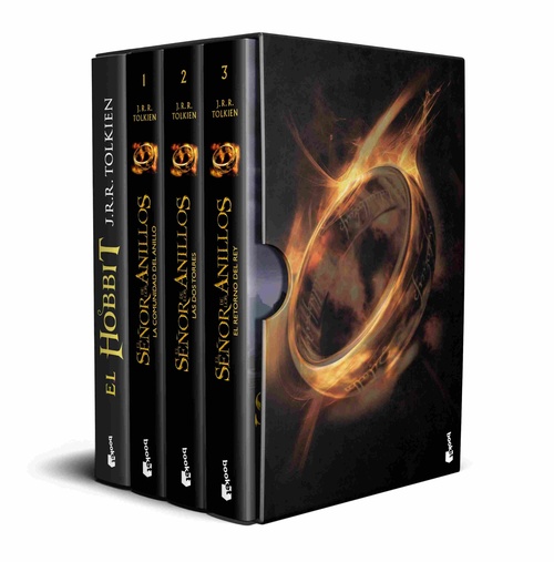 EL HOBBIT/LA COMUNIDAD DEL ANILLO/LAS DOS TORRES/EL RETORNO DEL REY. SEÑOR DE LOS ANILLOS (4 VOLS.)