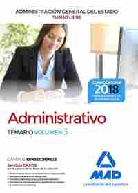 3. TEMARIO. ADMINISTRATIVO DEL ESTADO (TURNO LIBRE)