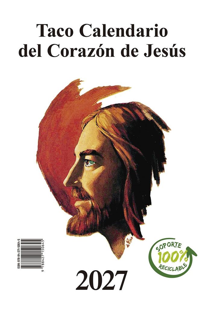 TACO CALENDARIO DEL CORAZÓN DE JESÚS - GIGANTE - 2027