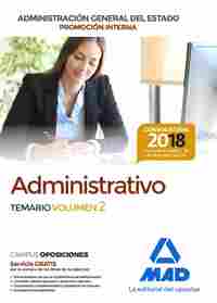 2. TEMARIO. ADMINISTRATIVO DE LA ADMINISTRACIÓN GENERAL DEL ESTADO (PROMOCIÓN INTERNA).