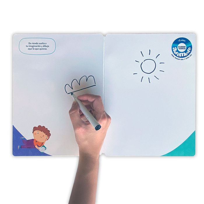 DIBUJOS. 3 AÑOS ABREMENTE. ESCRIBIR Y BORRAR