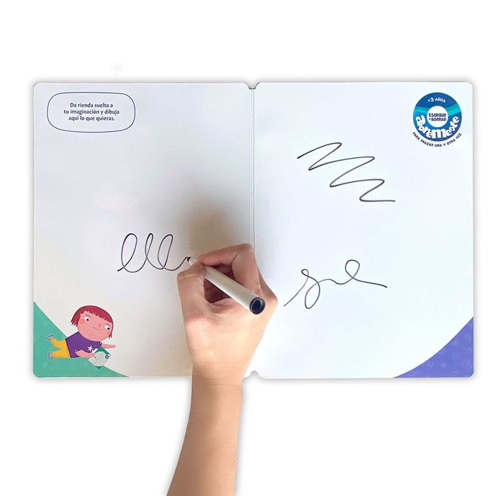 GARABATOS. 3 AÑOS. ABREMENTE. ESCRIBIR Y BORRAR