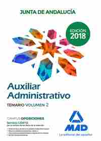 TEMARIO VOL 2. AUXILIAR ADMINISTRATIVO JUNTA DE ANDALUCIA