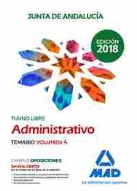 4. TEMARIO. ADMINISTRATIVO JUNTA DE ANDALUCIA. TURNO LIBRE