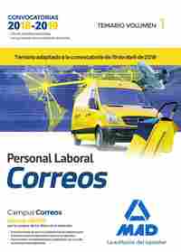 1. TEMARIO. PERSONAL LABORAL DE CORREOS Y TELÉGRAFOS