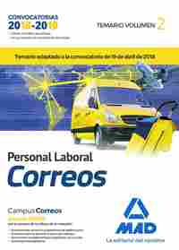2. TEMARIO. PERSONAL LABORAL DE CORREOS Y TELÉGRAFOS