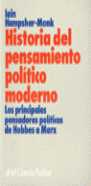 HISTORIA DEL PENSAMIENTO MODERNO. LOS PRINCIPALES PENSADORES POLITICOS